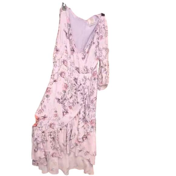 Prose & Poetry Christina Faux Wrap Dress, Size S or M, MSRP $525 Rent the Runway - Picture 8 of 11